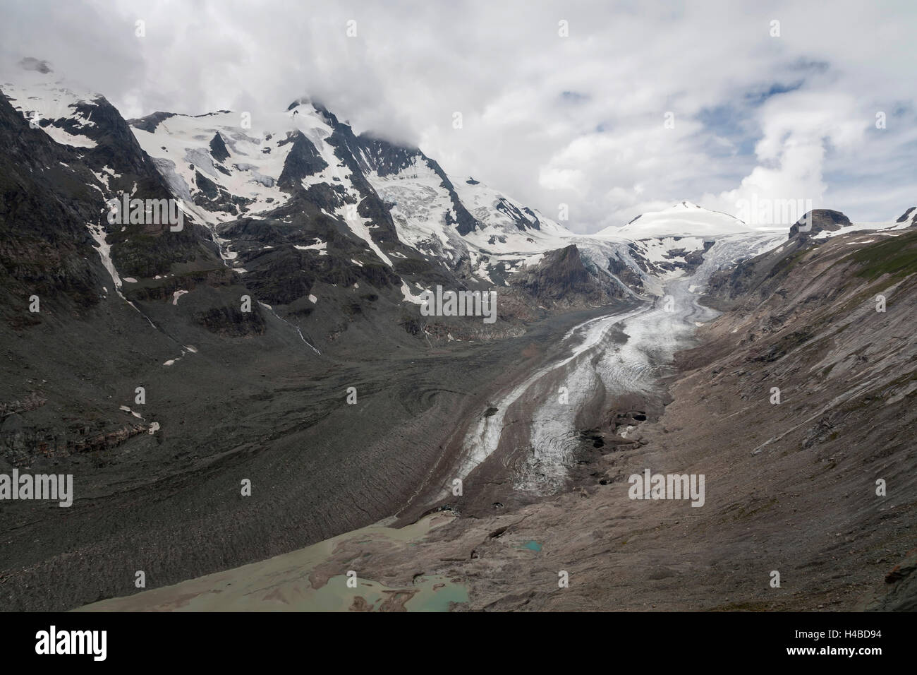 Gletscher im Nationalpark Hohe Tauern Stockfoto