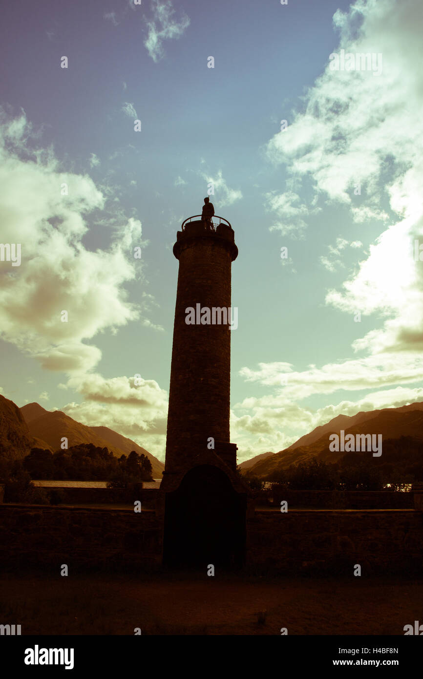 Glenfinnan Monument in Schottland Stockfoto