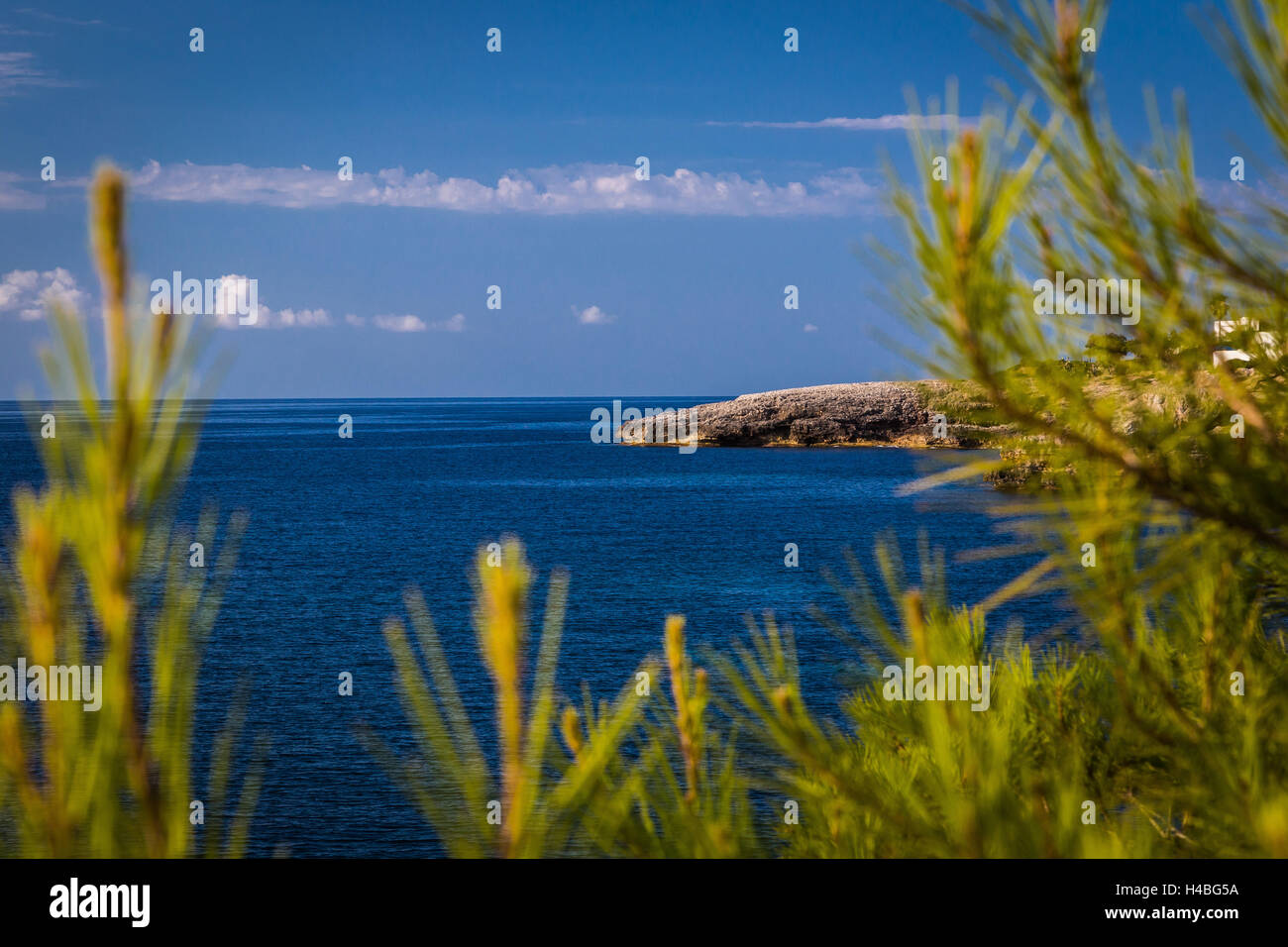 Blick auf das Mittelmeer Stockfoto