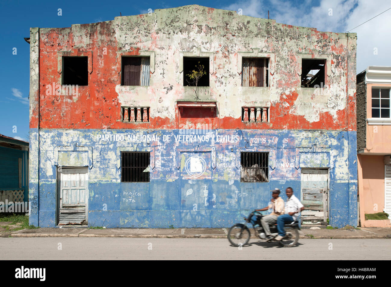 Der Dominikanischen Republik, im Osten, Sabana De La Mar, Haus Ruine, Stockfoto