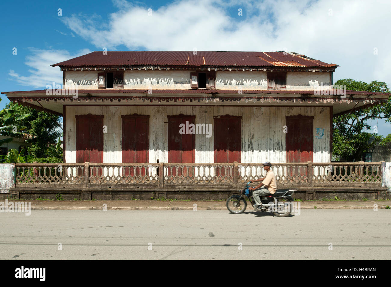 Der Dominikanischen Republik, im Osten, Sabana De La Mar, Haus Ruine, Stockfoto
