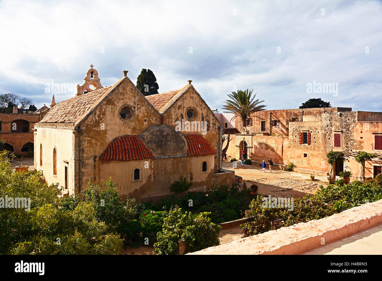 Kreta, Kirche von Arkadi Kloster Stockfoto