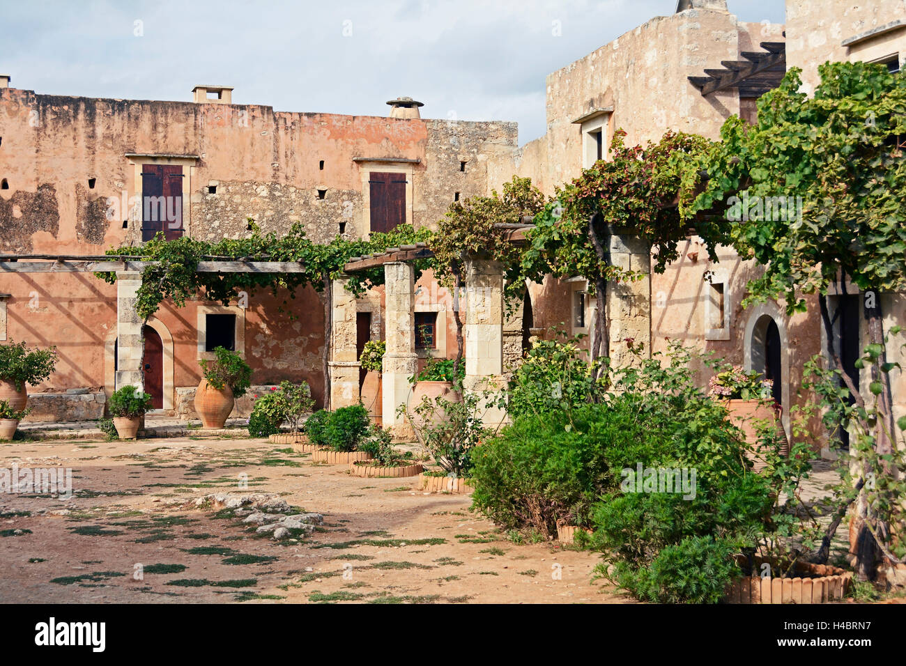 Kreta, Kirche von Arkadi Kloster Stockfoto