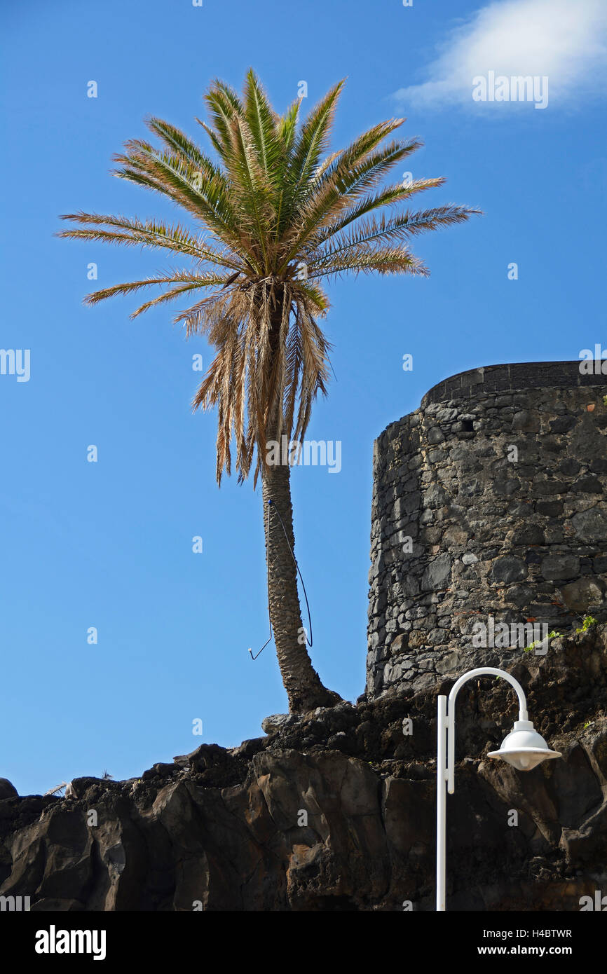 Madeira, Stadtbild von Santa Cruz Stockfoto