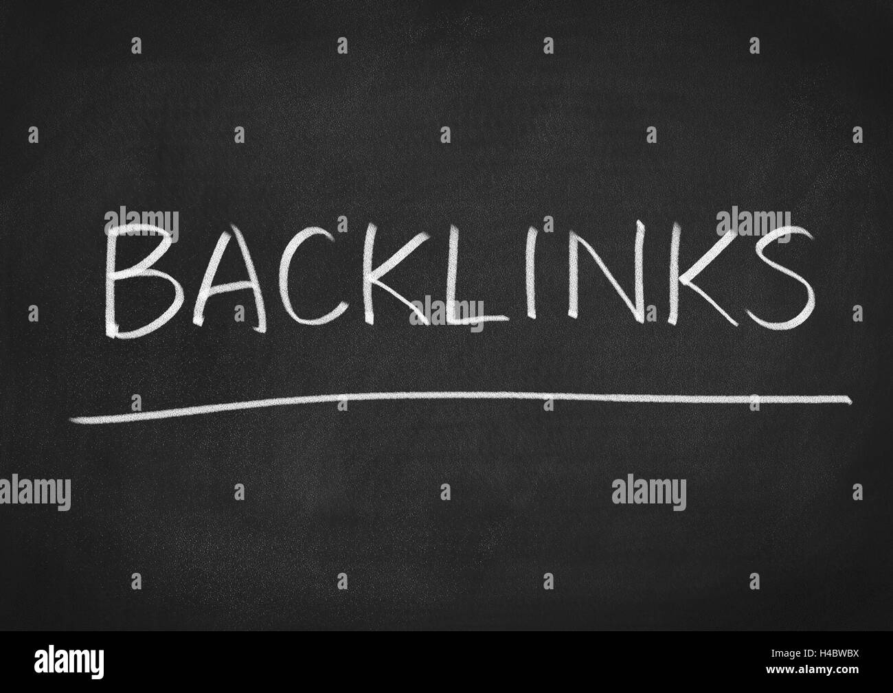 Backlinks Stockfoto