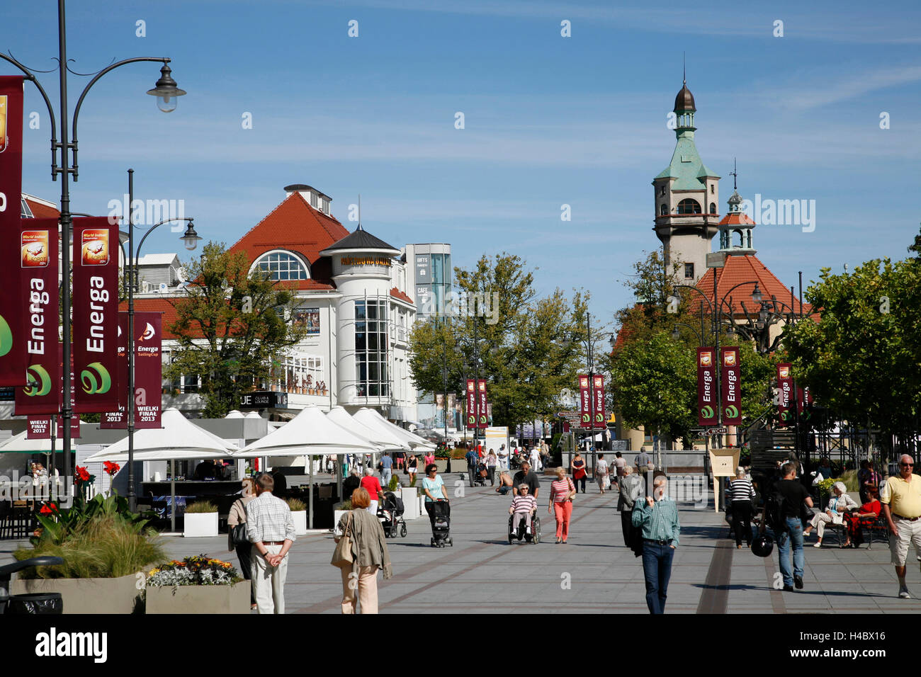 Polen, Pommern, Sopot, Deutsch Zoppot, der Bucht von Danzig, Dreistadt, Dreistadt, Kurort Stockfoto