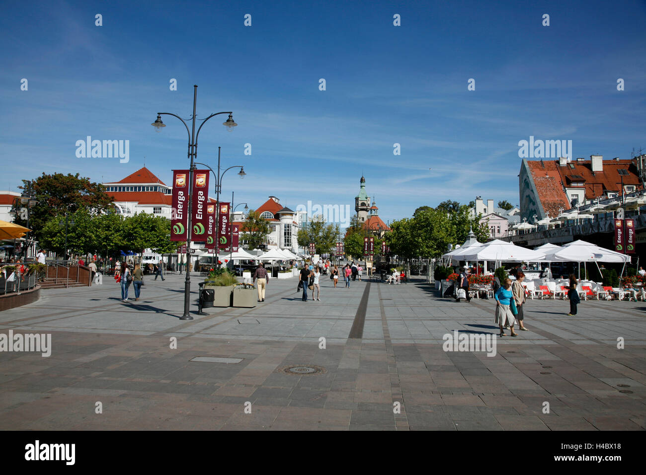 Polen, Pommern, Sopot, Deutsch Zoppot, der Bucht von Danzig, Dreistadt, Dreistadt, Kurort Stockfoto