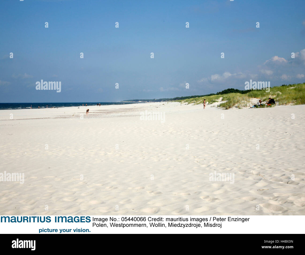 West-Pommern, Wolin, Miedzyzdroje, Polen, deutsche Misdroy Stockfoto