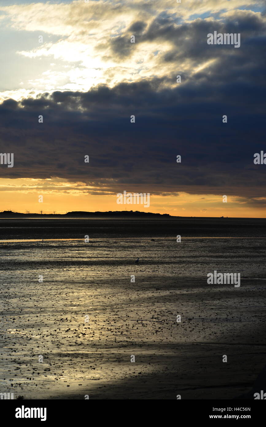 UK, Wirral, Dee Mündung, Hilbre Insel Stockfoto