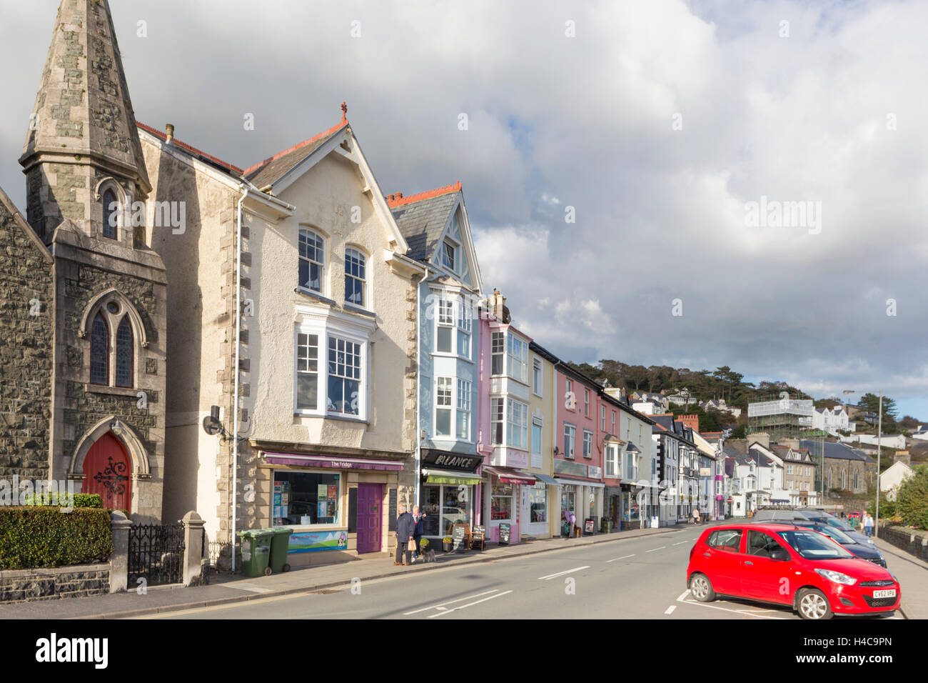 Der walisischen Küste Stadt von Aberdovey (Aberdyfi), Gwynedd, West Wales, UK Stockfoto