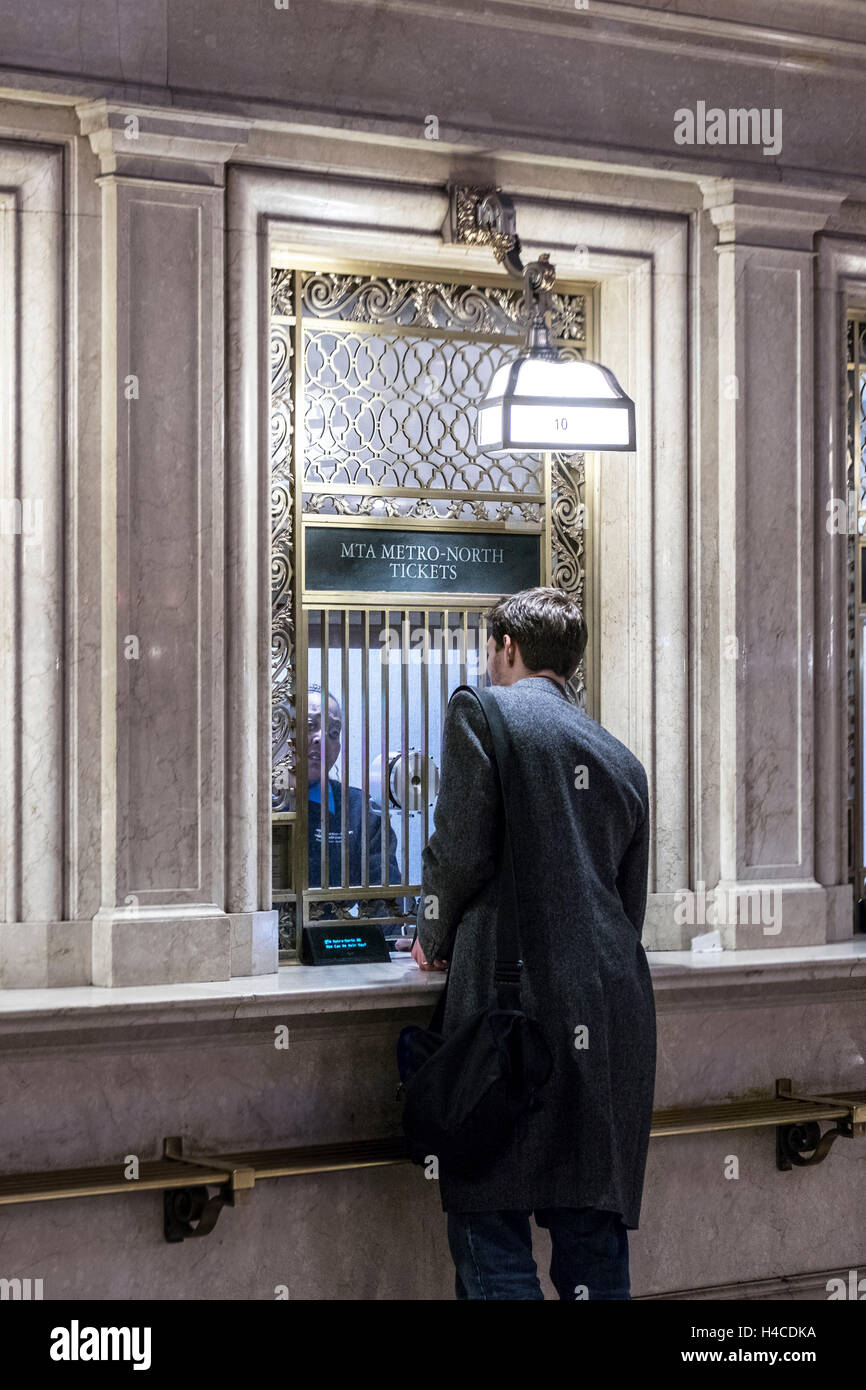 Kasse in der Grand Central Station in New York Stockfoto