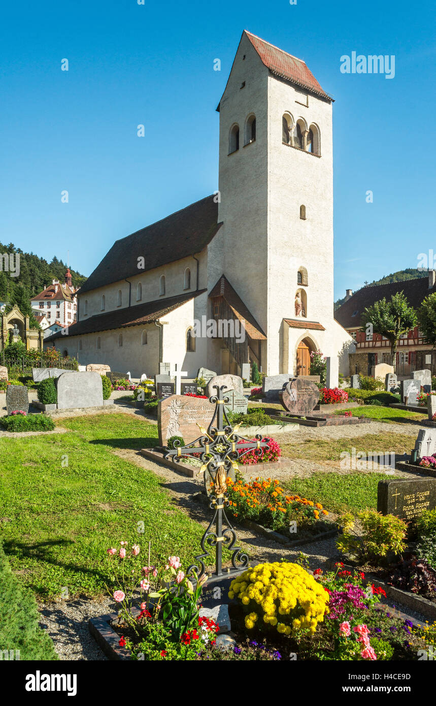 Deutschland, Baden-Wurttemberg, Burg Sulz, Münster Stück Territory nordwestlich Stockfoto