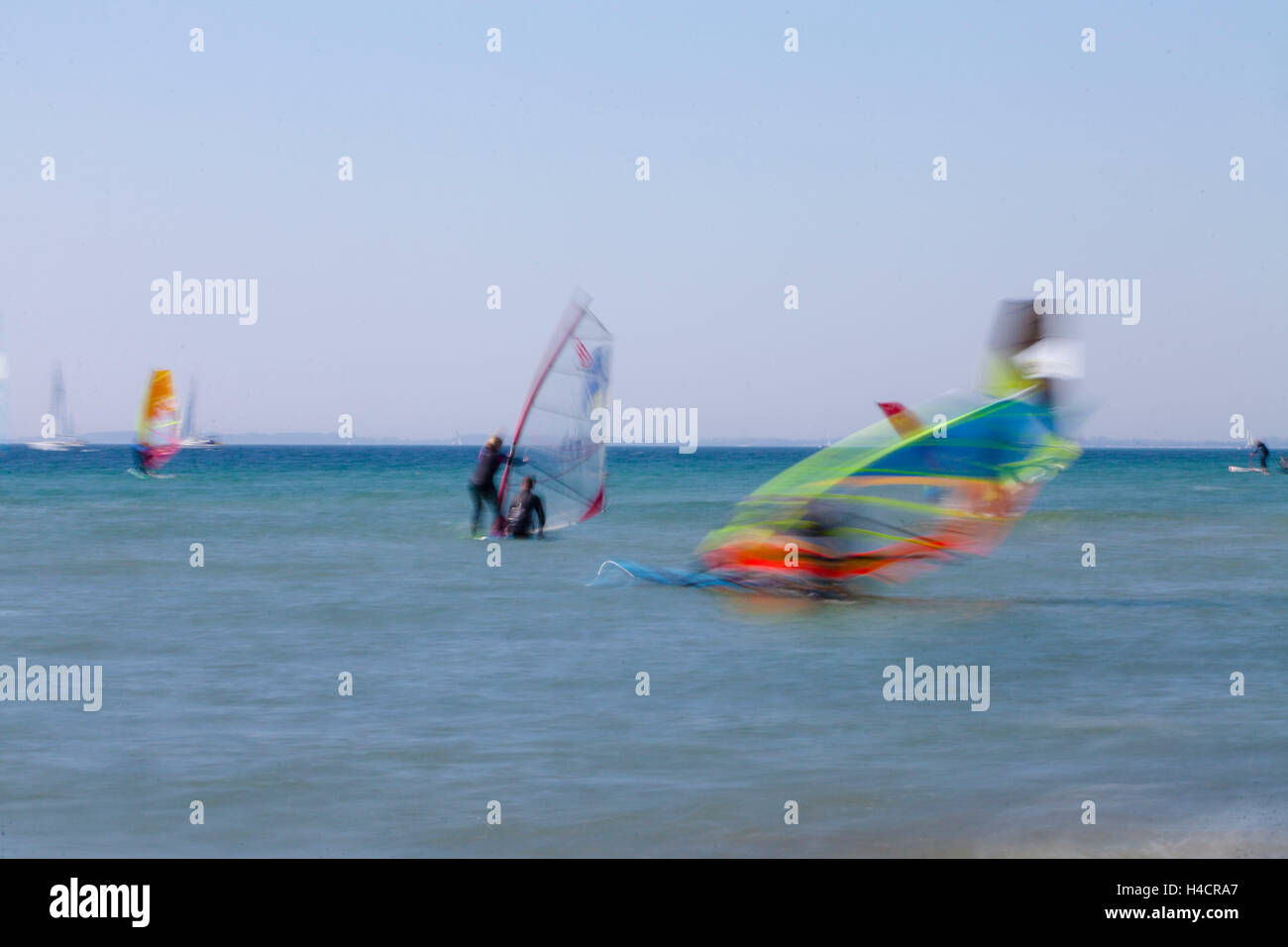 Windsurfer auf dem Surf-Festival Fehmarn 2016 Stockfoto