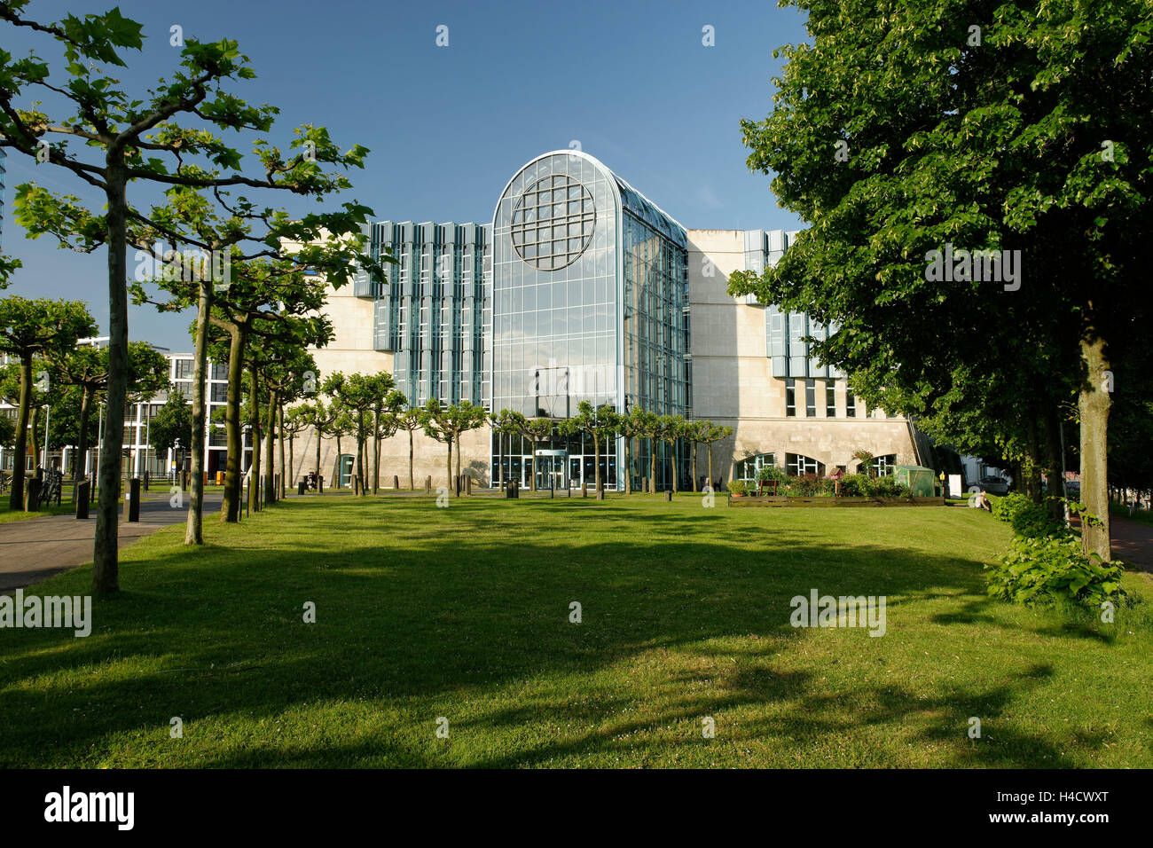 Westdeutscher Rundfunk in Düsseldorf, Deutschland, Nordrhein-Westfalen, Düsseldorf Stockfoto