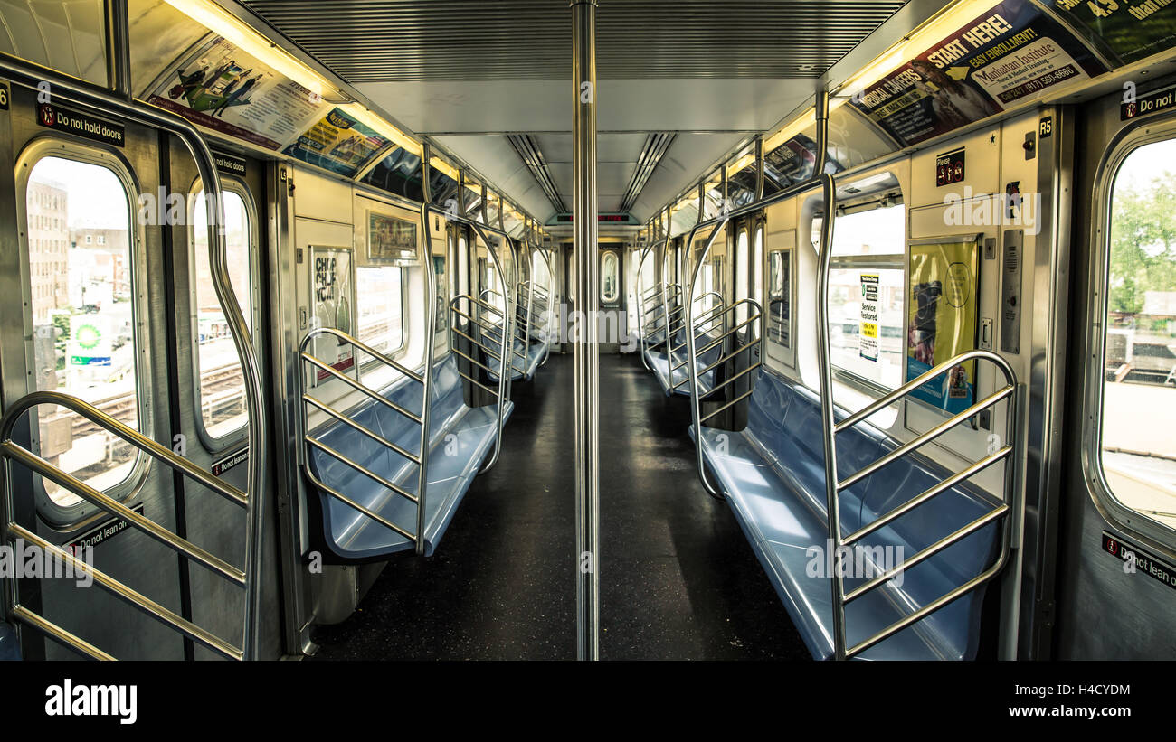 Amerika, USA, New York, u-Bahn, Stockfoto