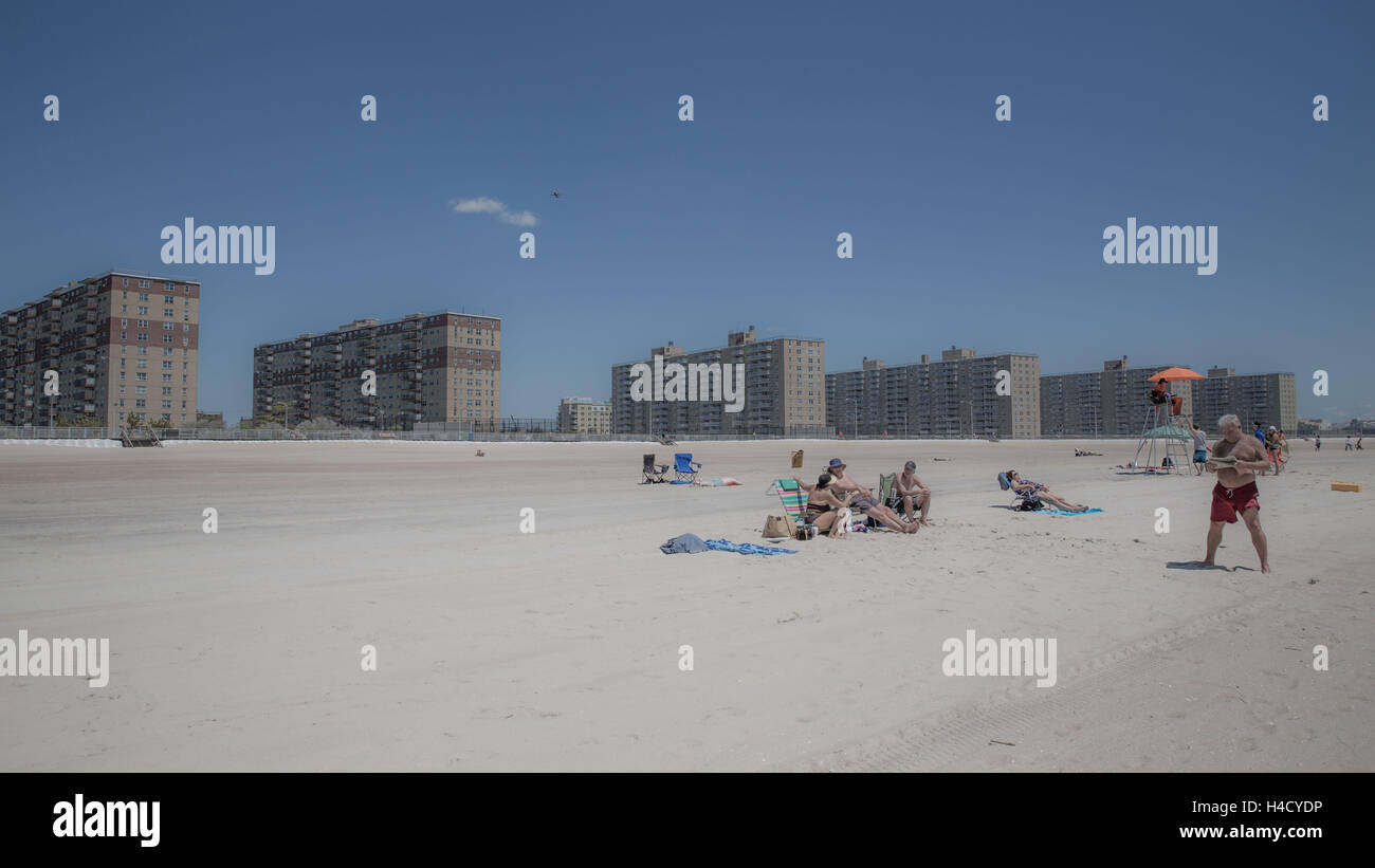 Amerika, USA, New York, Queens, Rockaway Beach Stockfoto