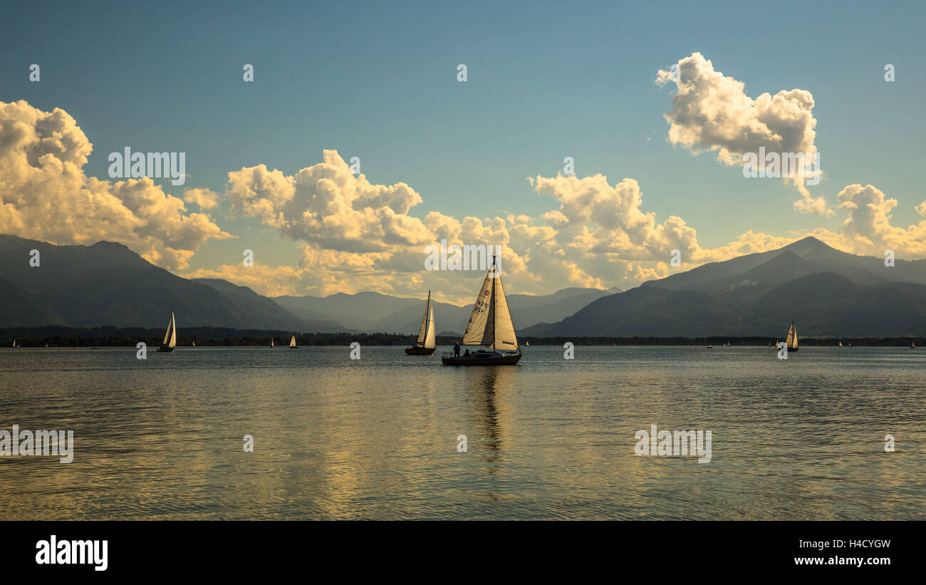 Europa, Deutschland, Bayern, Oberbayern, See Chiemsee, Fraueninsel Stockfoto