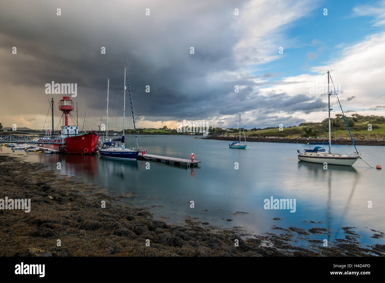 Ballydorn Licht liefern Comber Nordirland Stockfoto
