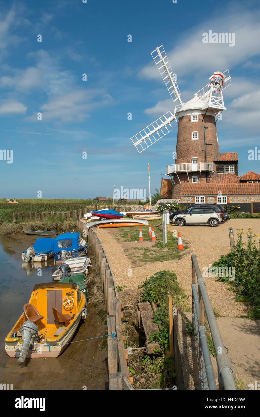 Windmühle am Cley-Next-the-Sea, Norfolk, England Stockfoto