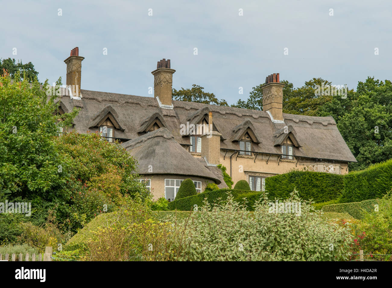 Wie Hill House, Turf Moor, Norfolk, England Stockfoto