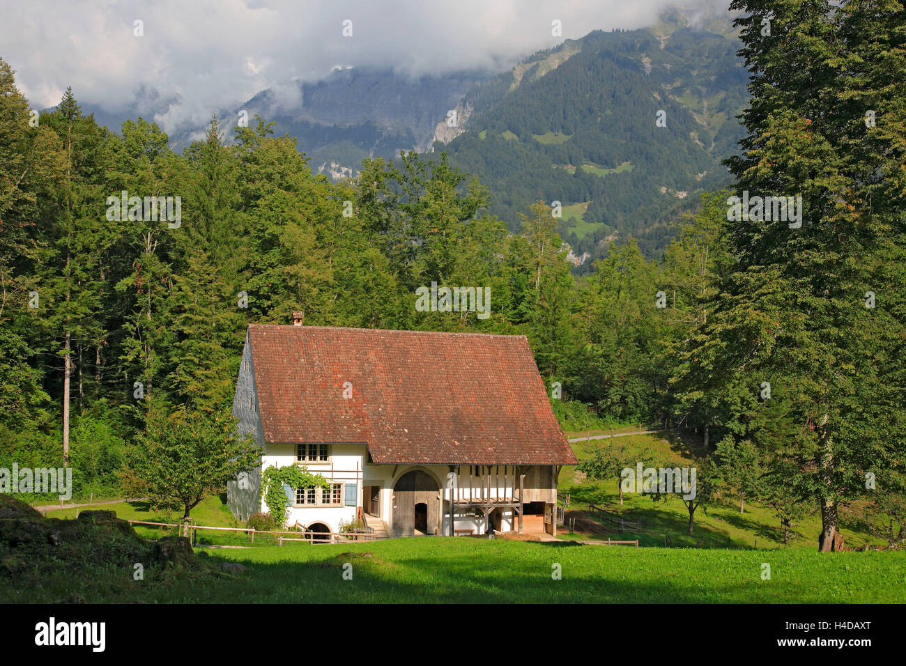Freilichtmuseum Ballenberg im Berner Oberland, Schweiz Stockfoto