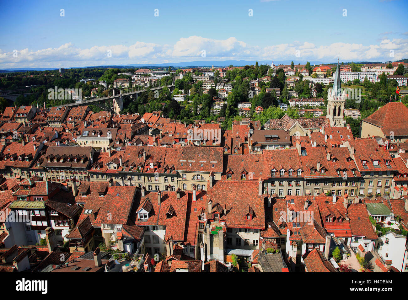 Übersicht über die Altstadt Bern, Switzerland Stockfoto