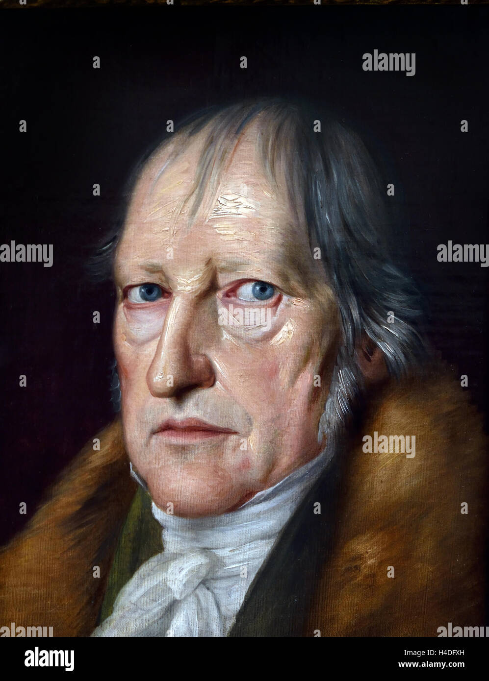 Georg Wilhelm Friedrich Hegel 1831 Jakob Schlesinger 1792-1855 Deutsch Deutschland (Georg Wilhelm Friedrich Hegel 1770-1831 war ein deutscher Philosoph und eine wichtige Figur des deutschen Idealismus) Stockfoto
