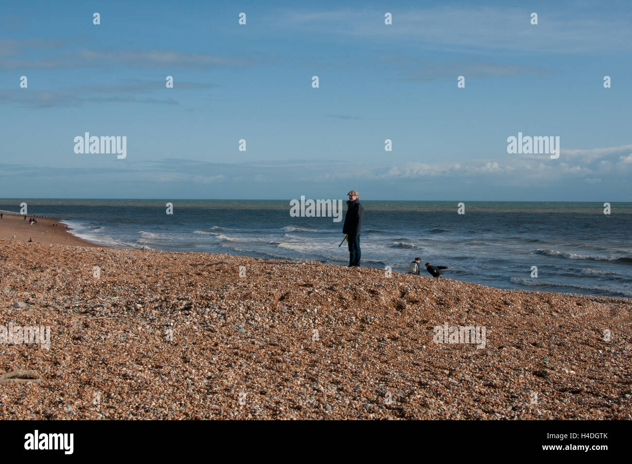 Hastings Beach East Sussex Stockfoto