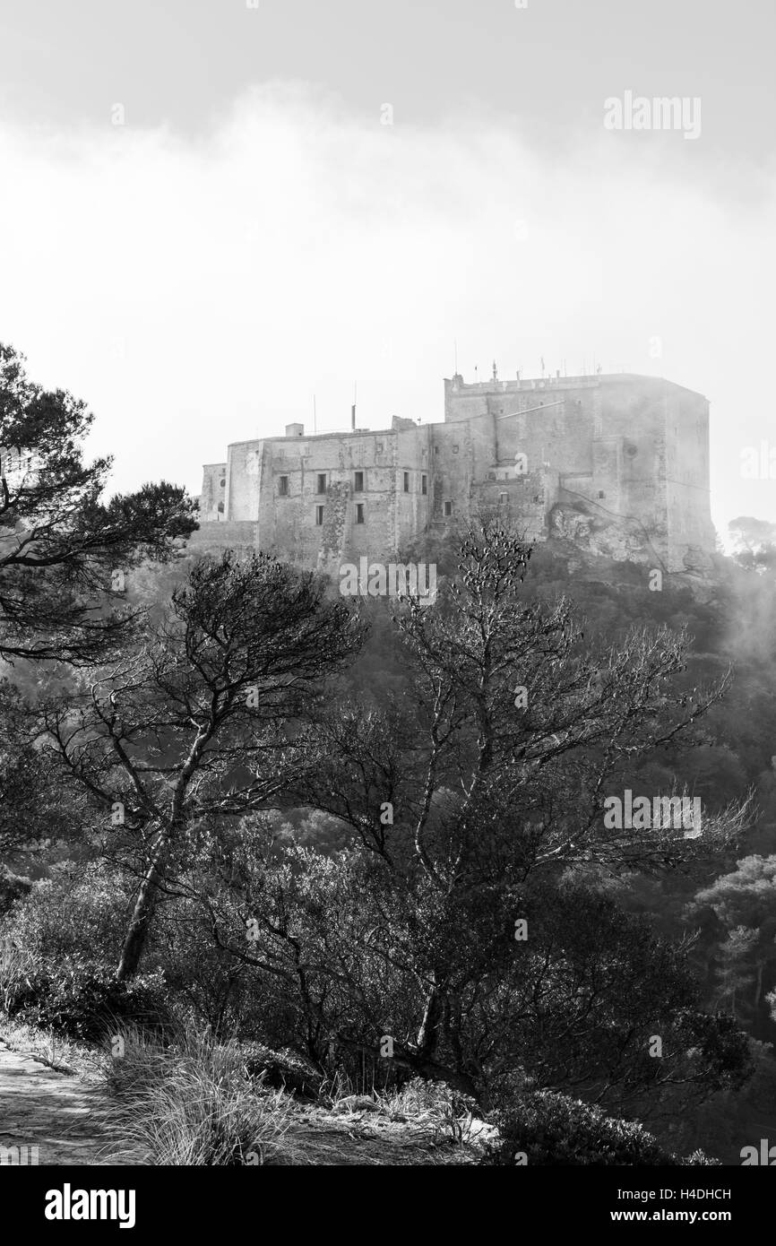 Kloster Sant Salvador, Santuari de Sant Salvador, Spanien, Balearen, Mallorca, Stockfoto
