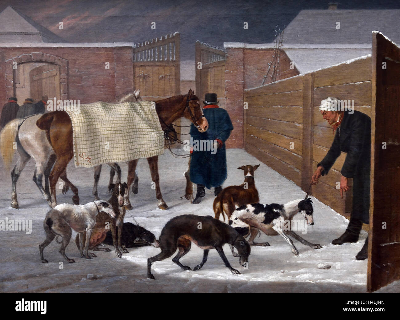 Heimkehr von der Jagd - Heimkehr von Jagd 1818 Franz Krüger 1797-1857 Deutsch Deutschland Stockfoto