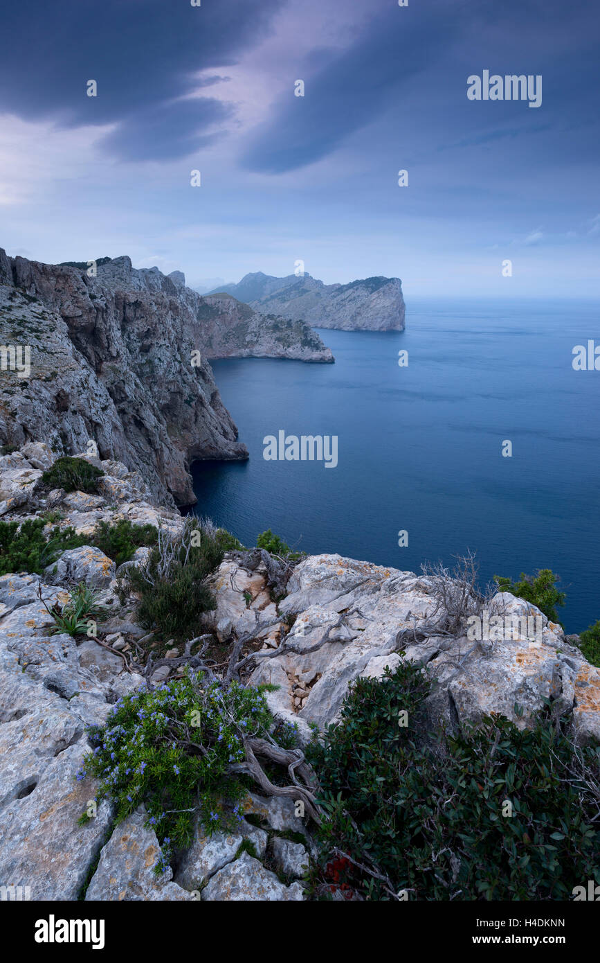 Blick Formular Ziel, Mallorca, Spanien Stockfoto