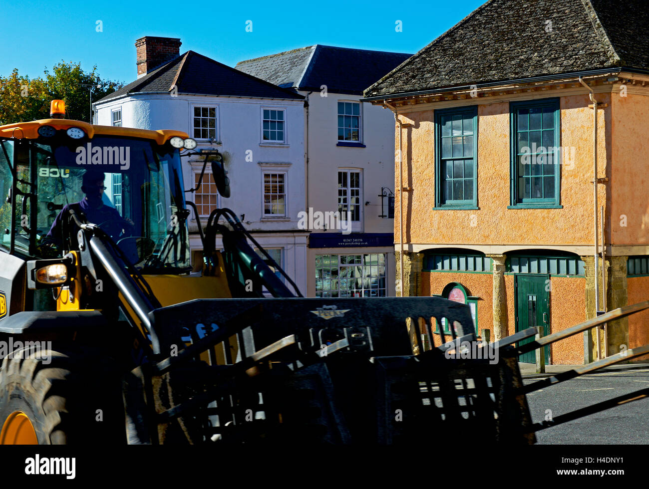 Der Stadtplatz in Faringdon, Oxfordshire, England UK Stockfoto