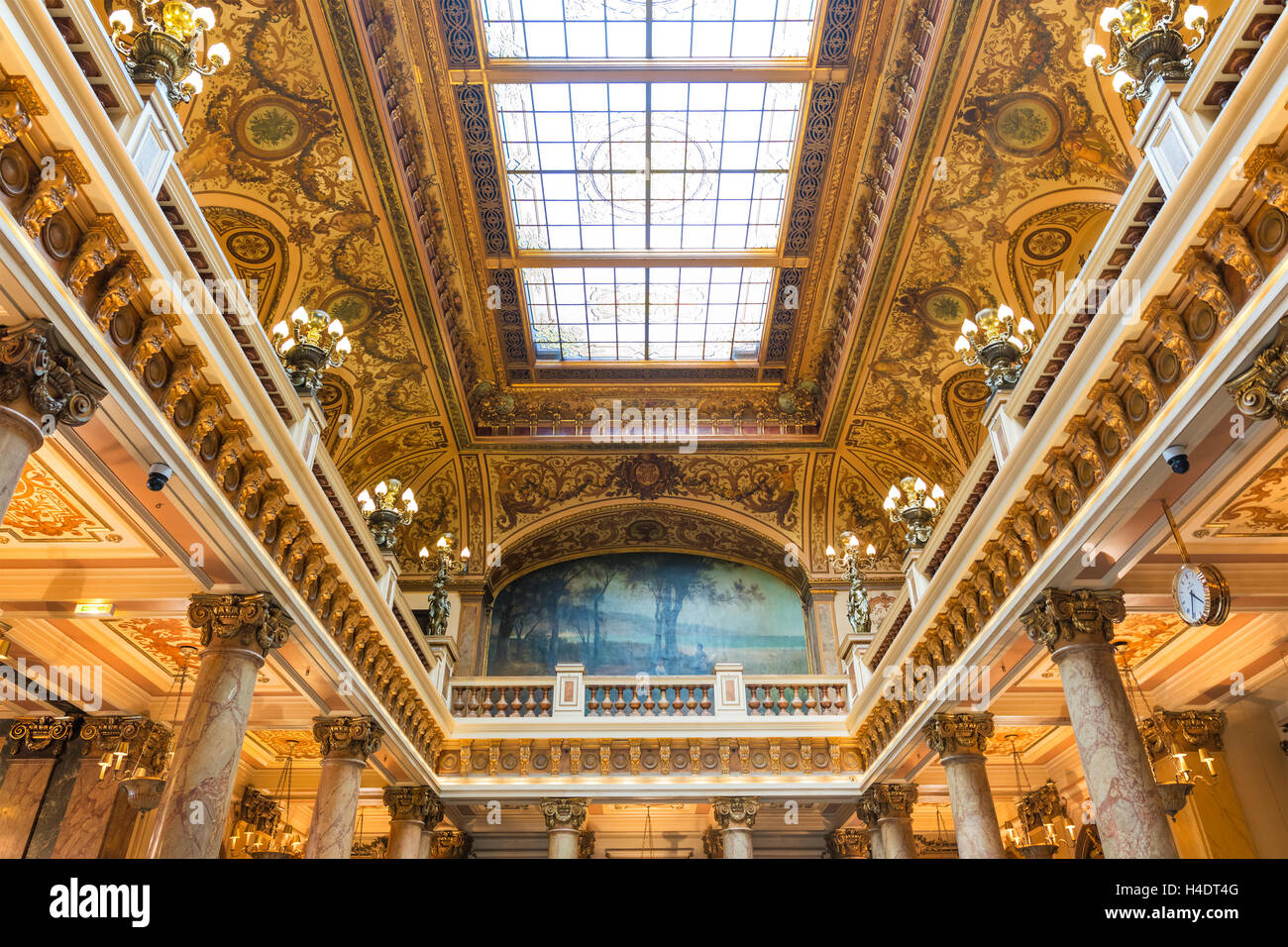 Casino-Interieur, Monte Carlo, Monaco Stockfoto