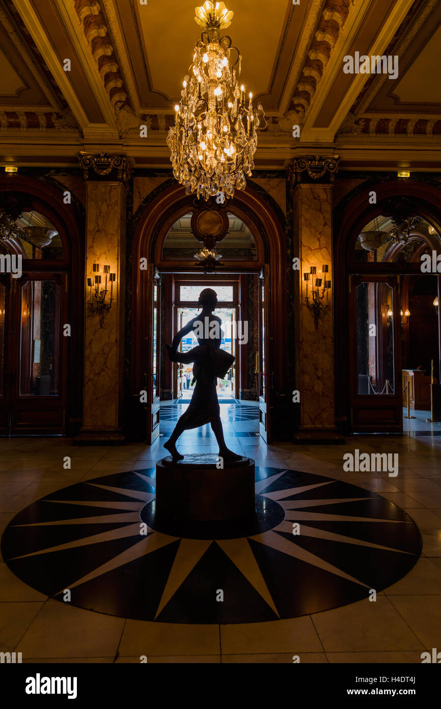 Skulptur des Glücks, Casino Interieur, Monte Carlo, Monaco Stockfoto ... Skulptur des Glücks, Casino Interieur, Monte Carlo, Monaco Stockfoto ...