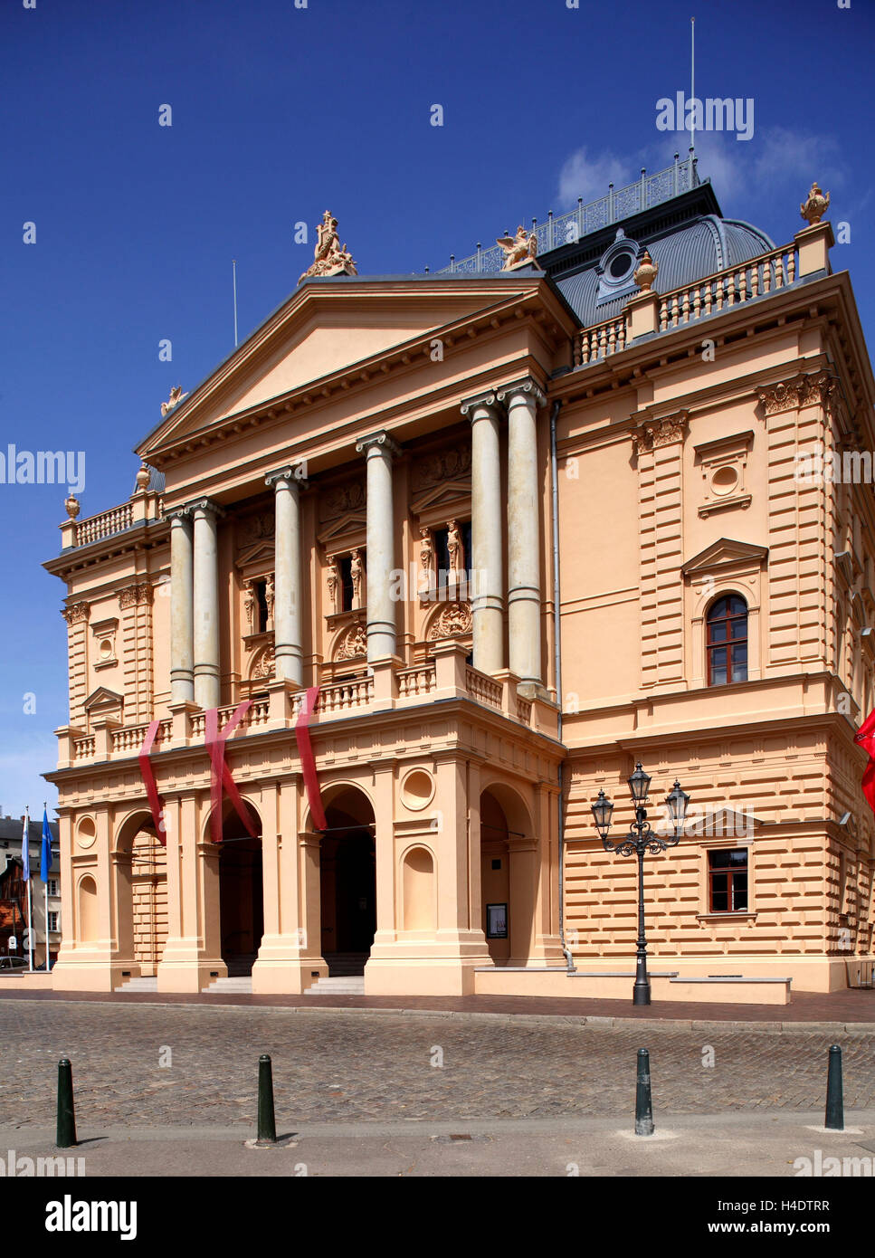 Mecklenburger Staatstheater im alten Garten, Schwerin, Mecklenburg-Western Pomerania, Deutschland, Europa Stockfoto