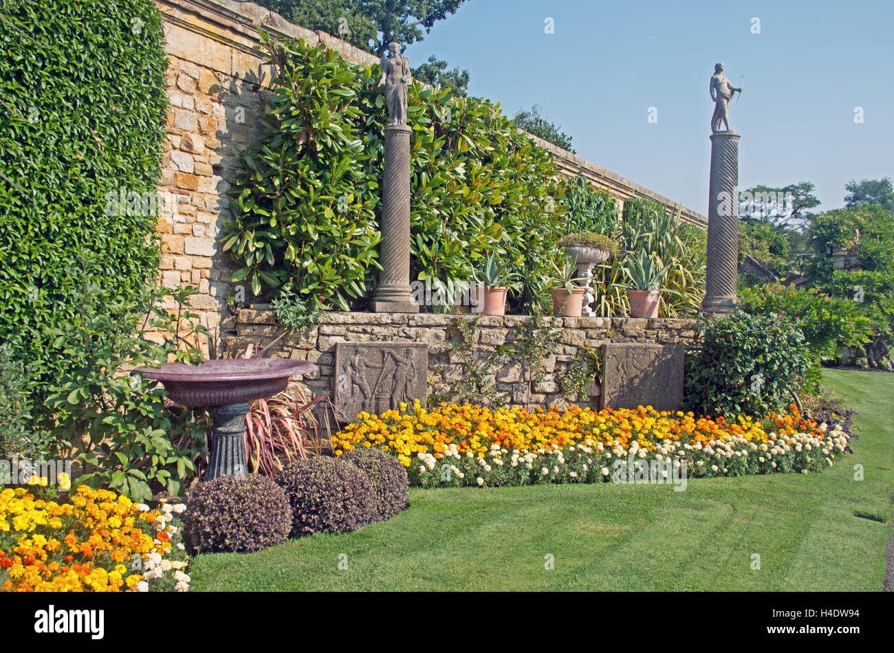 Heaver Burg, italienischer Garten, Kent, Stockfoto