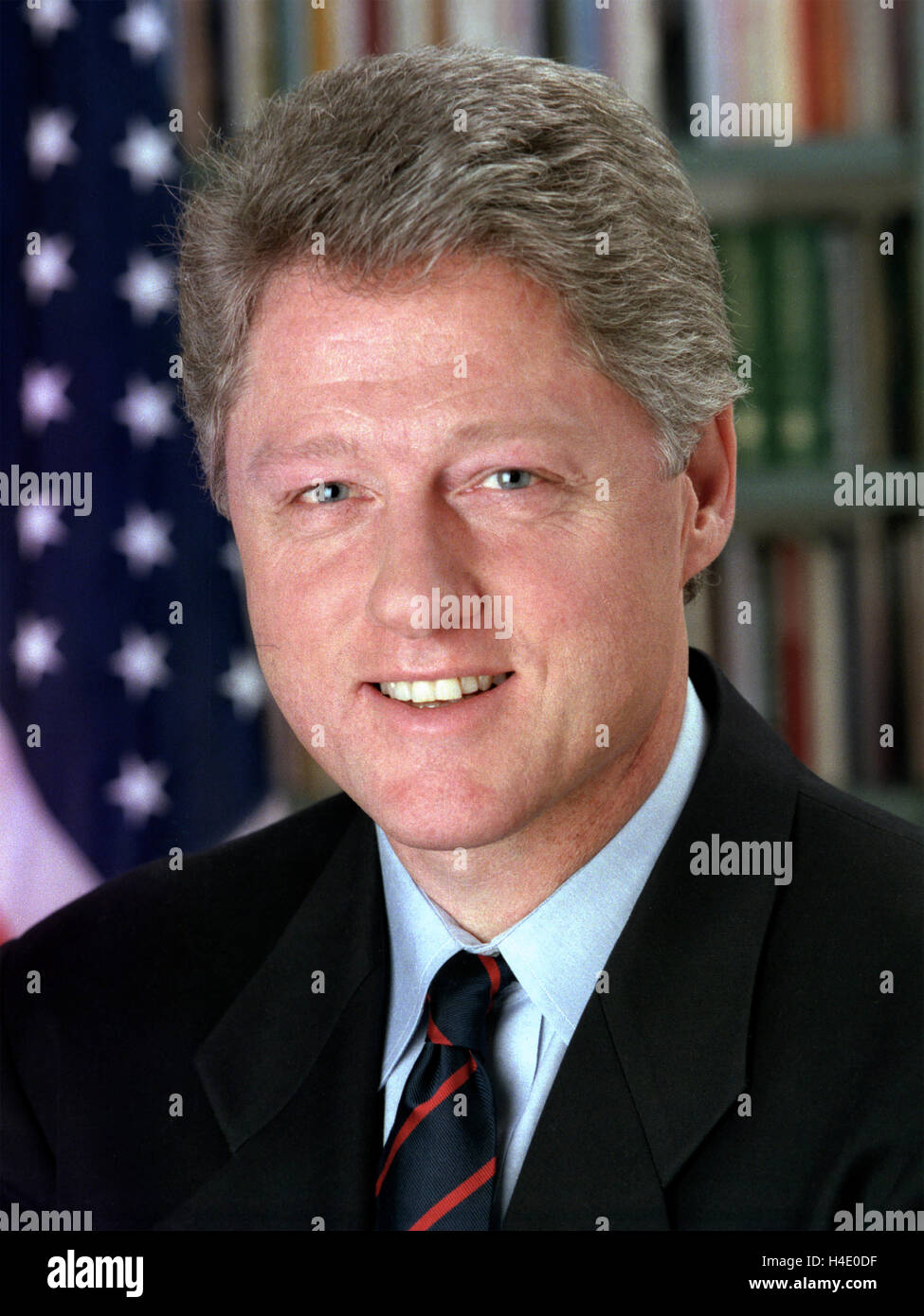 Bill Clinton (b.1946), 42. Präsident der USA, Januar 1993 Stockfoto