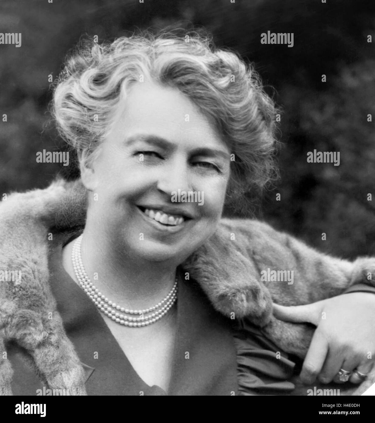 Eleanor Roosevelt (1884-1962), Ehefrau des Franklin D Roosevelt, der 32. Präsident der USA. Foto von Harris & Ewing, c.1932 Stockfoto