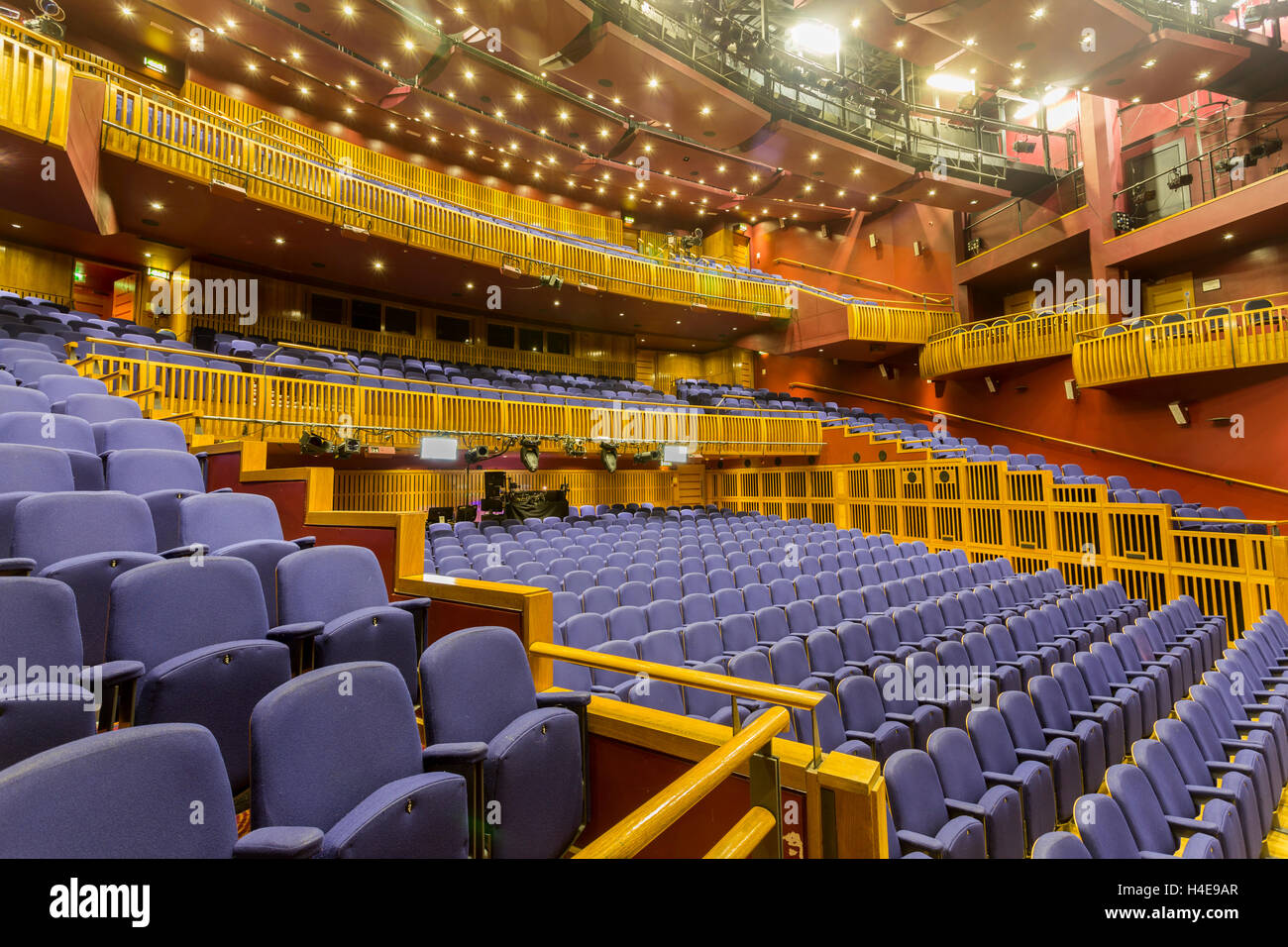 Interior Millennium Forumtheater Derry Nordirland Vereinigtes Königreich Stockfoto