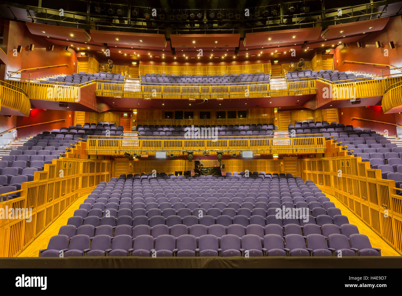 Interior Millennium Forumtheater Derry Nordirland Vereinigtes Königreich Stockfoto