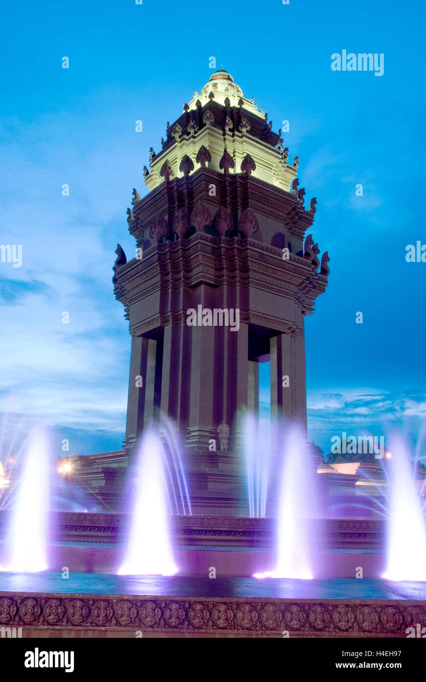 Kambodscha, Phnom Penh, Unabhängigkeits-Denkmal Stockfoto
