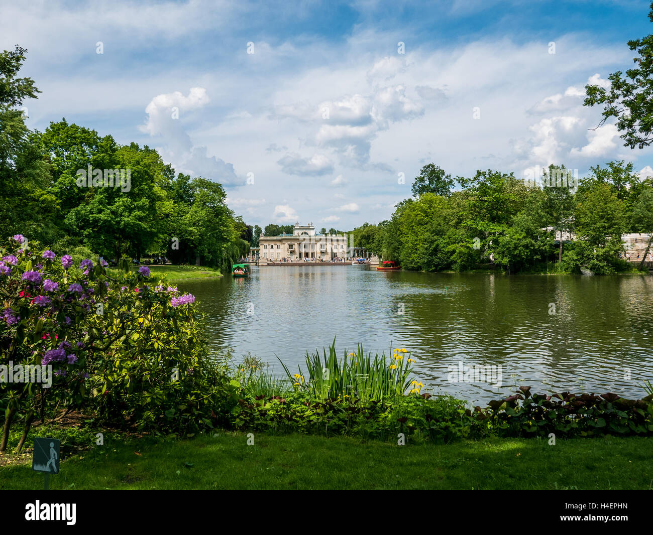 Lazienki-Royal-Park, Warschau, Polen - 29. Mai 2016 - Lazienki Royal Park in Warschau, Polen. Stockfoto