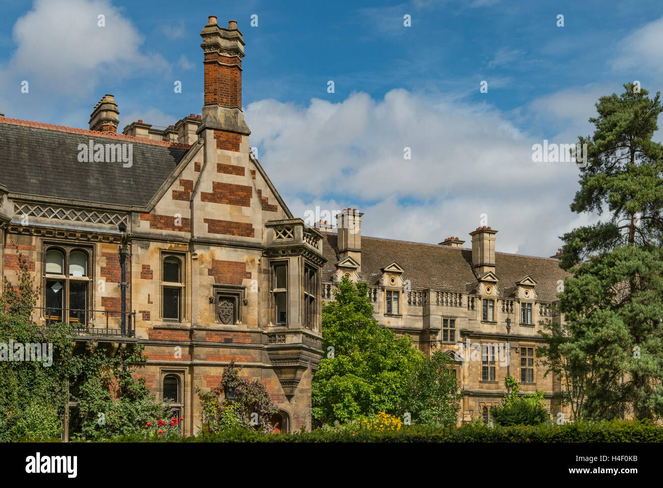 Alte Meister-Lodge in Pembroke College in Cambridge, Cambridgeshire, England Stockfoto