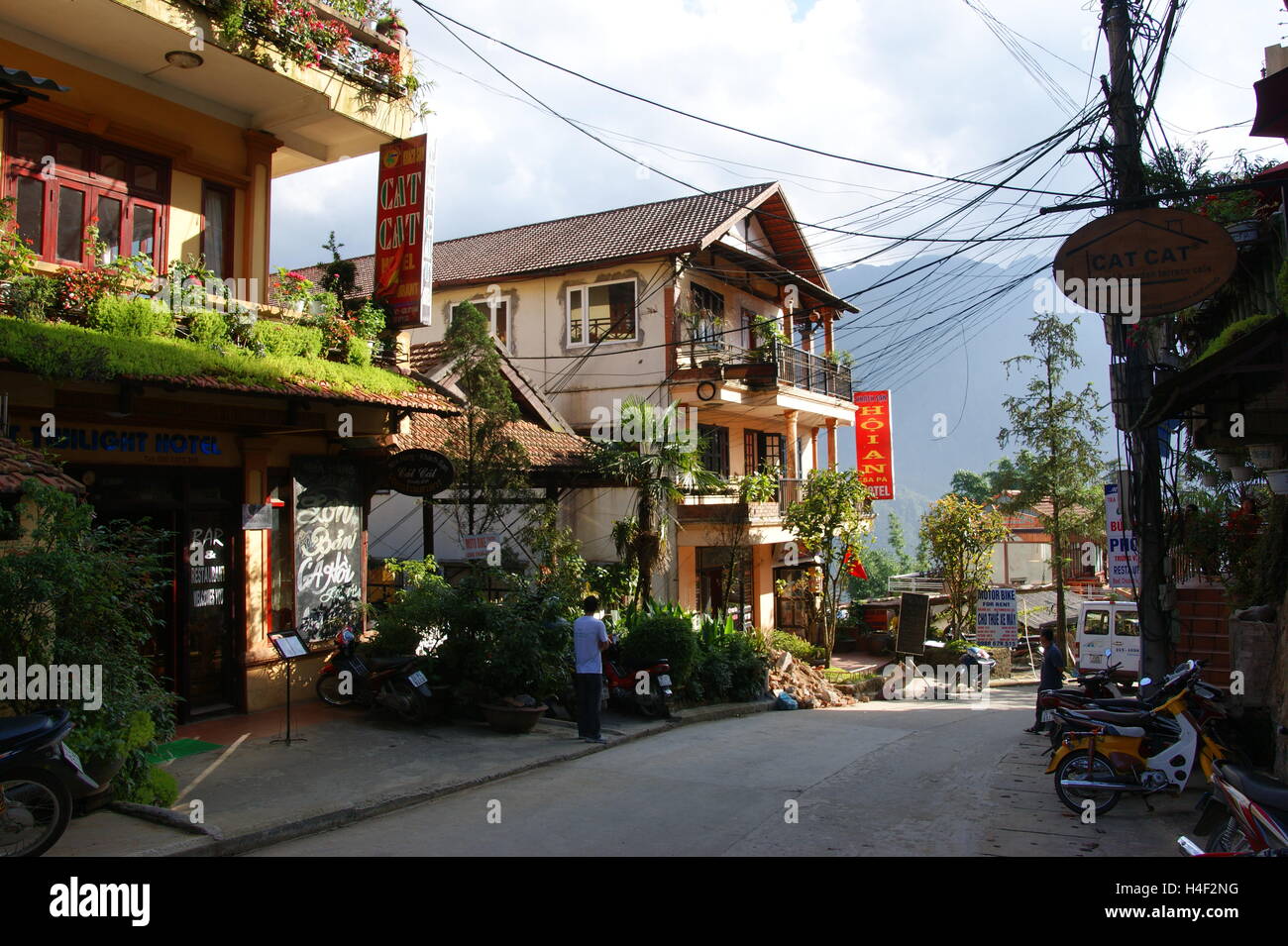Sa Pa oder Sapa, Sa Pa District, Provinz Lao Cai, Vietnam Stockfoto