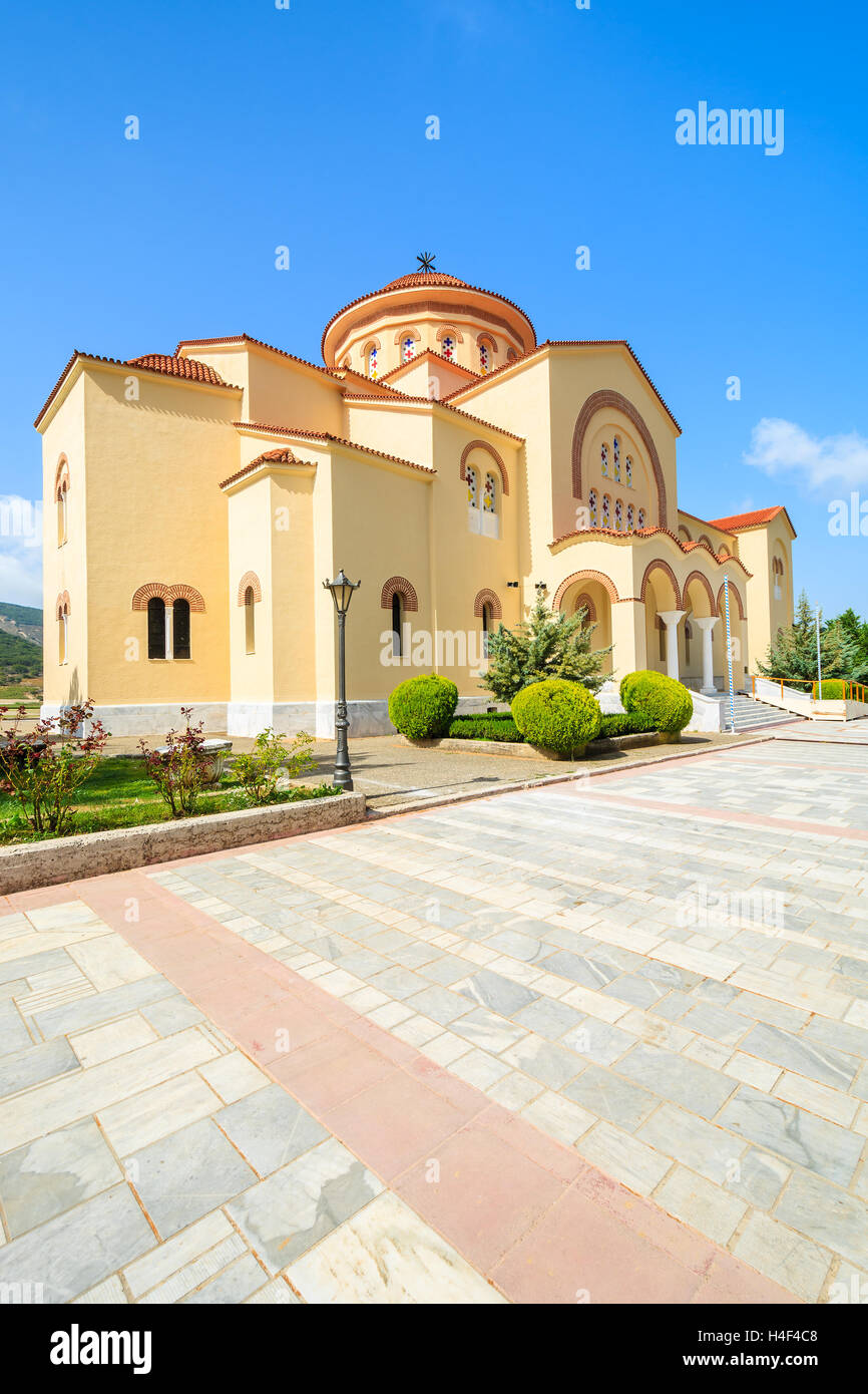 Schöne alte Kloster Agios Gerasimos auf Kefalonia Island, Griechenland Stockfoto