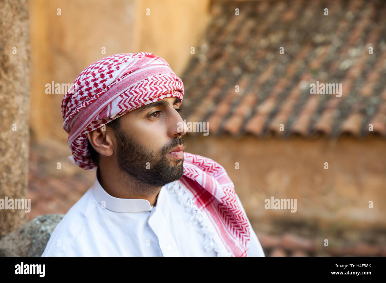 junge arabische Mann Stockfoto