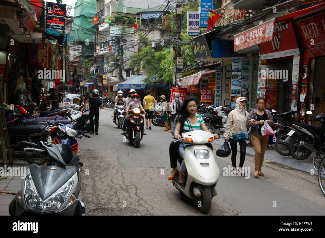 Altstadt von Hanoi.  Hanoi, Vietnam, Südostasien Stockfoto