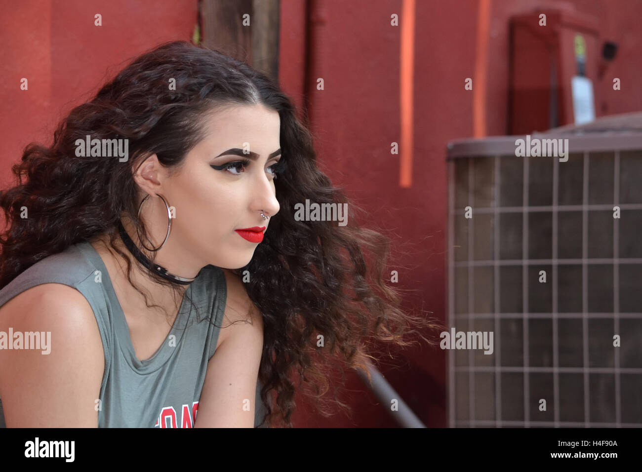 Nasen Piercing Stockfotos Und Bilder Kaufen Alamy