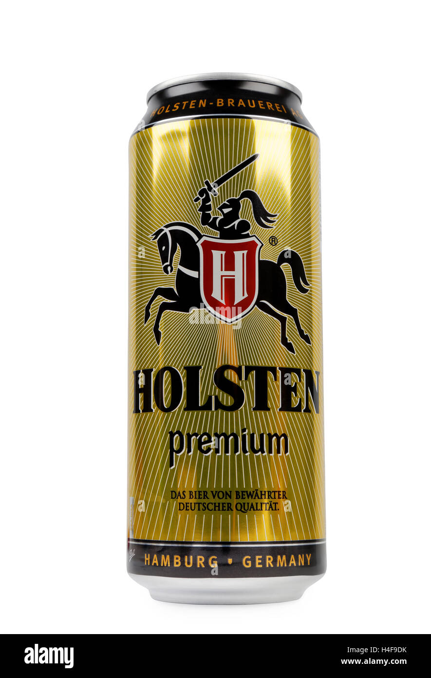 Holsten Bier kann, Holsten Brauerei (Holsten-Brauerei AG) ist eine Brauerei gegründet 1879. Stockfoto