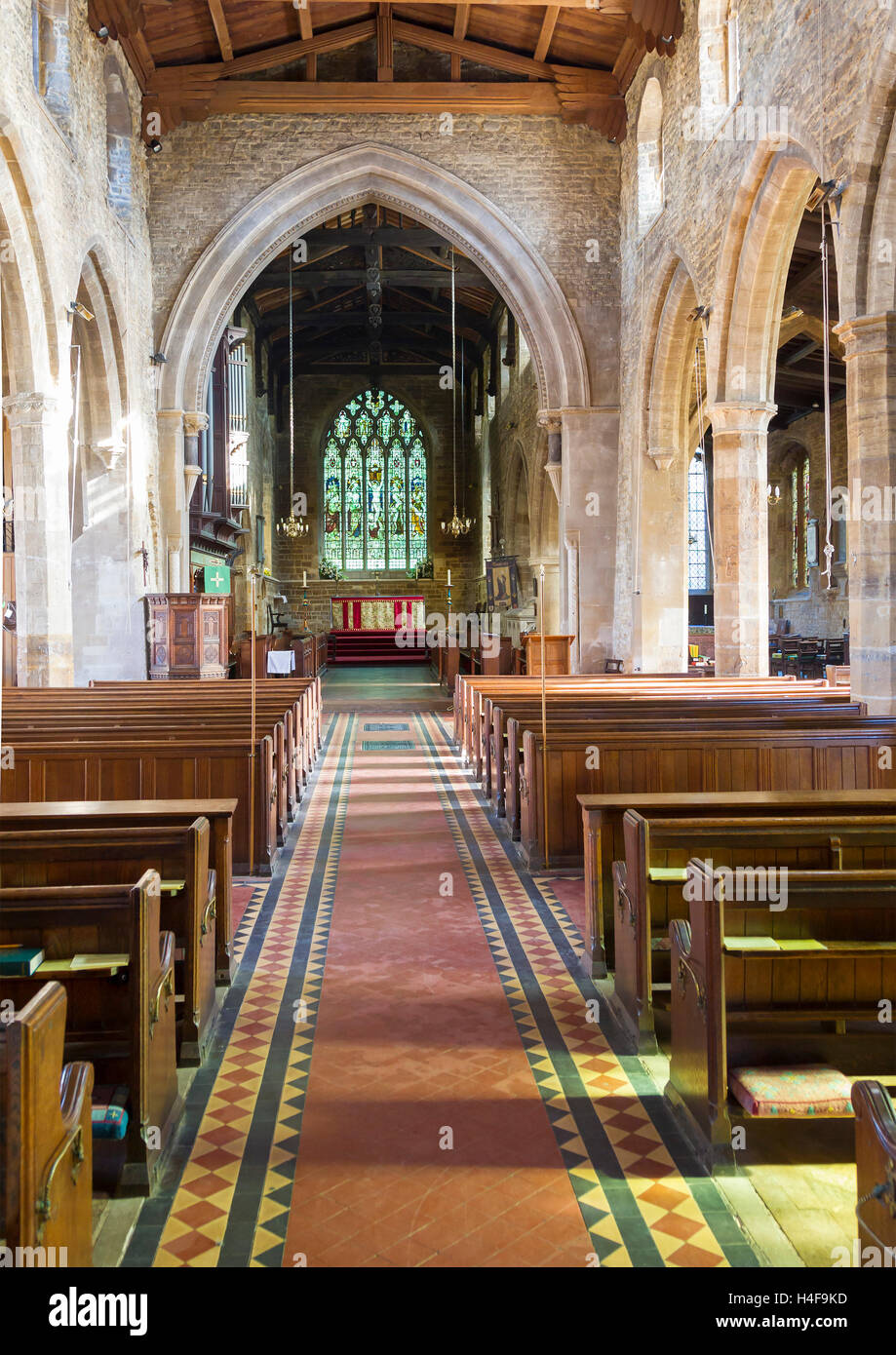 St. Lawence Kirche, Towcester, Northamptonshire, Großbritannien Stockfoto